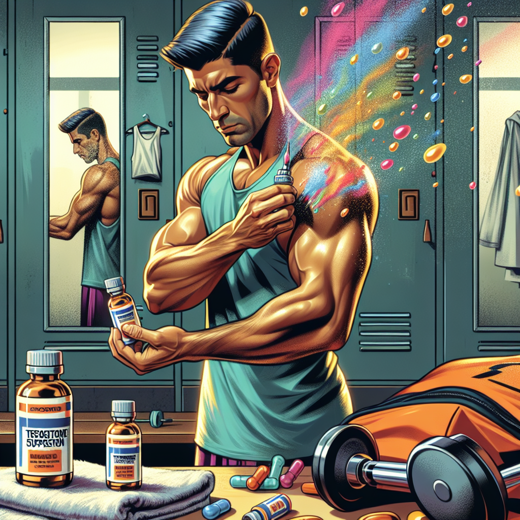 Application of water-based testosterone suspension in sports practice
