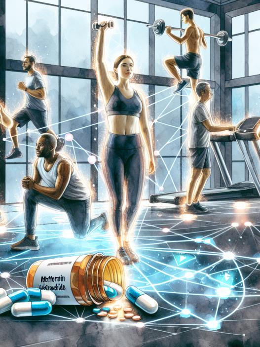Using metformin hydrochloride to enhance physical performance