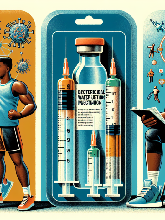 Bactericidal water injections: a safe alternative for athletes