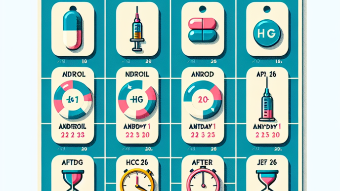 Hcg use during or after andriol cycle