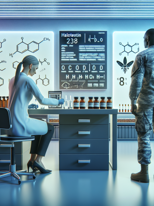 Military drug testing and halotestin