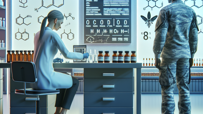 Military drug testing and halotestin