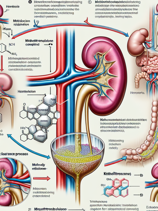 Renal clearance of methyltrenbolone