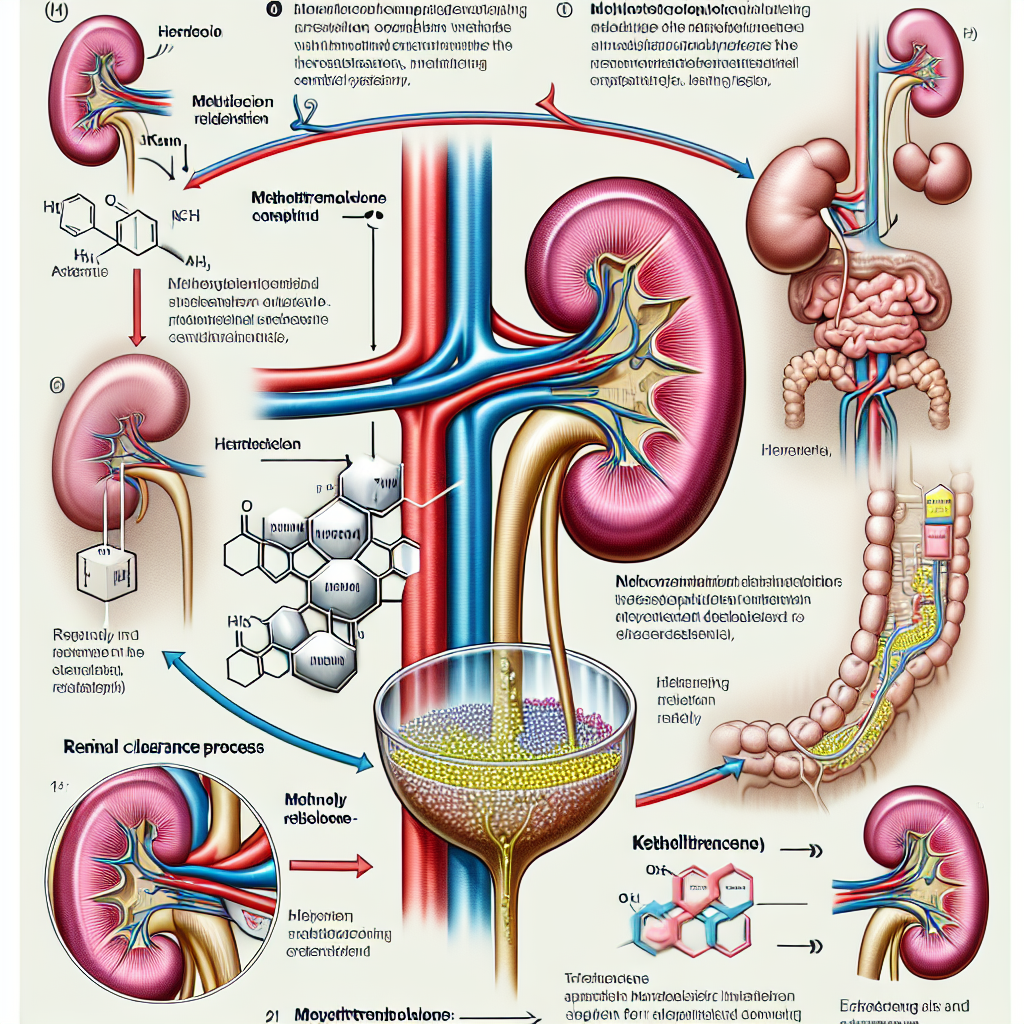 Renal clearance of methyltrenbolone