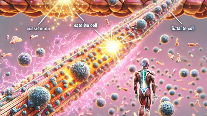 Satellite cell activation by trestolone