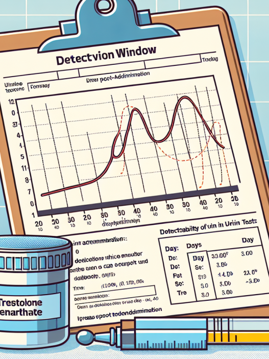 Detection window of trestolone enantato in urine tests